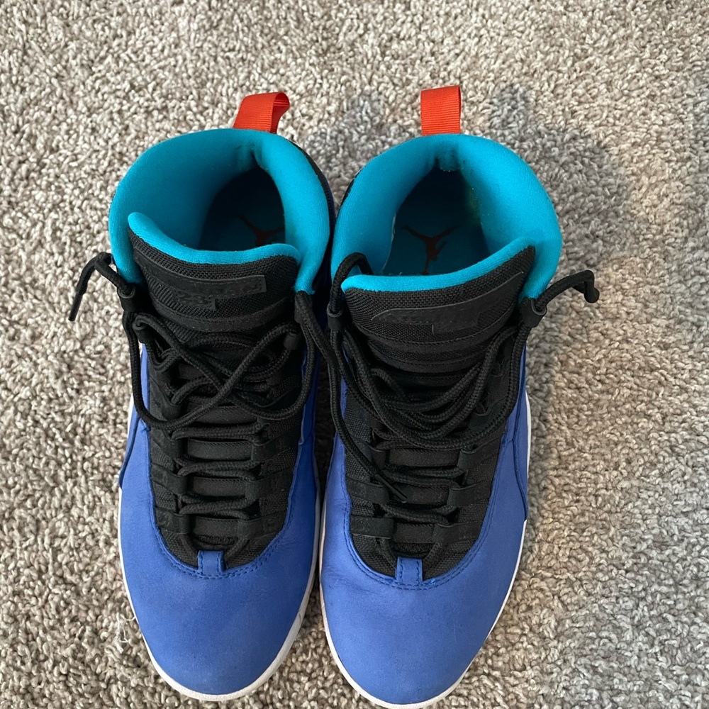 Stylish Blue and Black Sneakers
